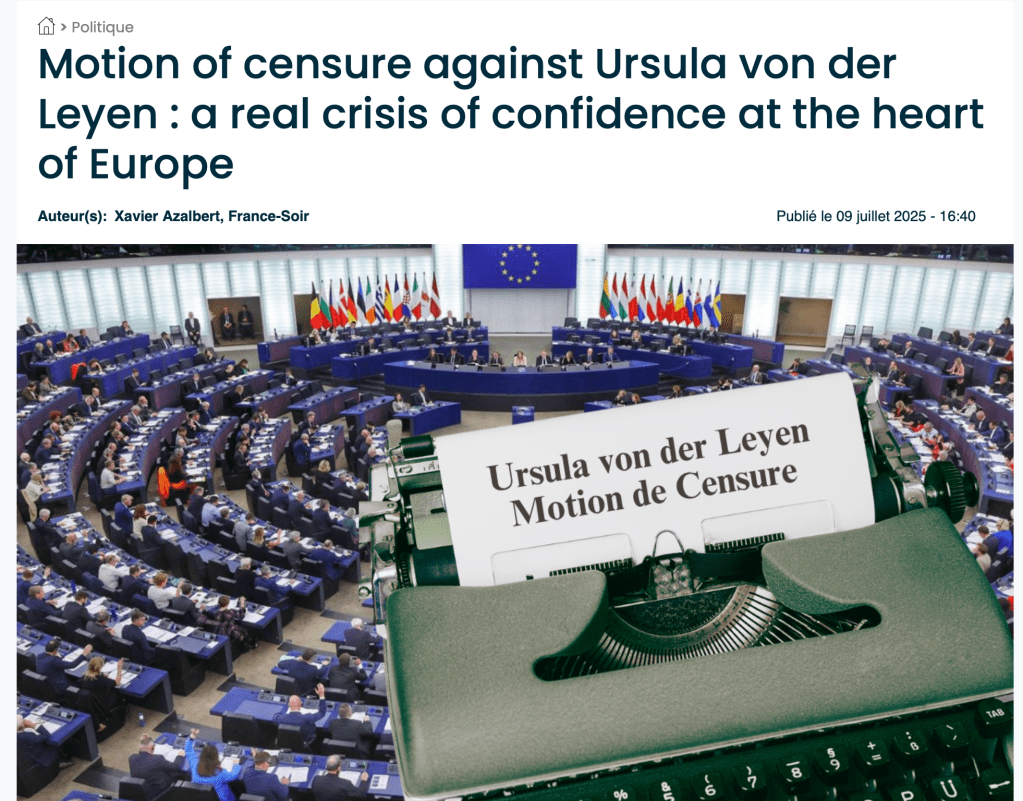 Петър Волгин пред France-Soir за вота на недоверие срещу ЕК 